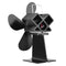 4 Blades Heat Powered Wood Stove Fan 203CFM Eco Fan For Wood Stoves Home Fireplace Fan Efficient Heat Distribution Home Tools