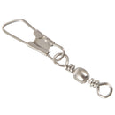 Grey Fishing Line to Hook Clip Swivels Connector 30PCS