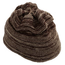 Knit Thick Warmer Ribbing Cuff Beanie Hat Coffee Dark Khaki for Men L1P1