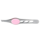 Y.F.M Stainless Steel Eyebrow Clip Tweezers Ingrown Hair Beard Picker Eyelashes Eyelids Sticker