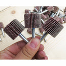 15-80mm 80 Grit Sanding Flap Wheel Disc Abrasive Grinding Wheel Accessories Tool 6mm Shank For Drill