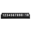 Universal Car License Plate Frame Phone Number Stop Plate Sticker Luminous Temporary Parking Card Rotatable Hiding