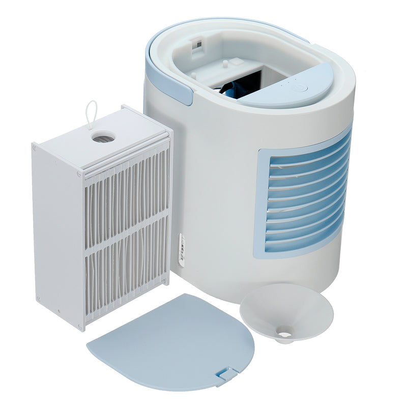 3 Gear 7W 380ml Mini Micro Air Conditioning Fan USB Negative Ion Air Cooler For Office Home Use