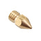 5PCS 1.75mm/0.8mm Copper Thread Extruder Nozzle For 3D Printer