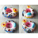Inflatable Car Kids Swimming Ring Baby Toddler Swimming Pool Toy Children Float Seat Boat Ring