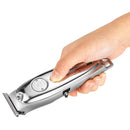 Kemei-1949 All Metal Professional Hair Clipper Men Electric Cordless Hair Trimmer 0mm Baldheaded T Blade Haircut Machine Barber