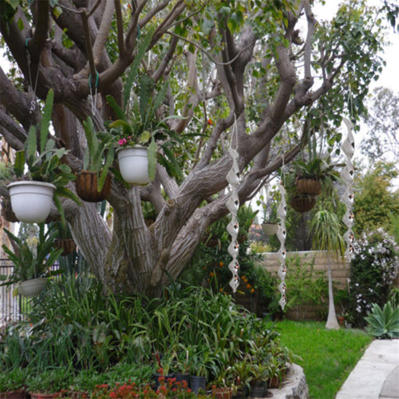 Bird Scare Rods Effective Hanging Bird Repeller Wind Twisting Scare Rods Spiral Bird Driving Device