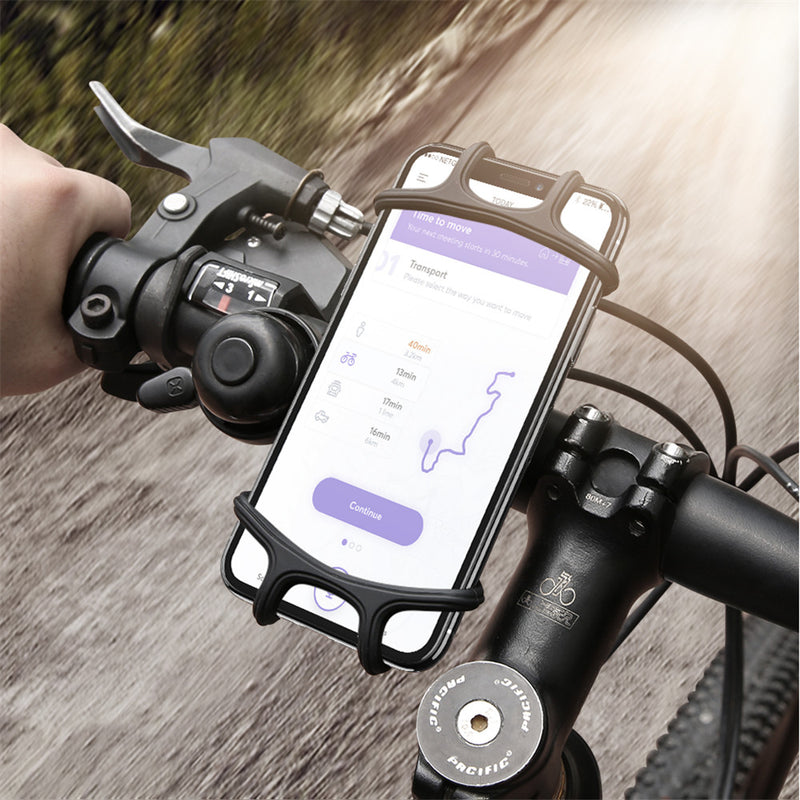RAXFLY Elastic Adjustable Buckle Bicycle Bike Handlebar Mount Phone Holder for Xiaomi Mobile Phone