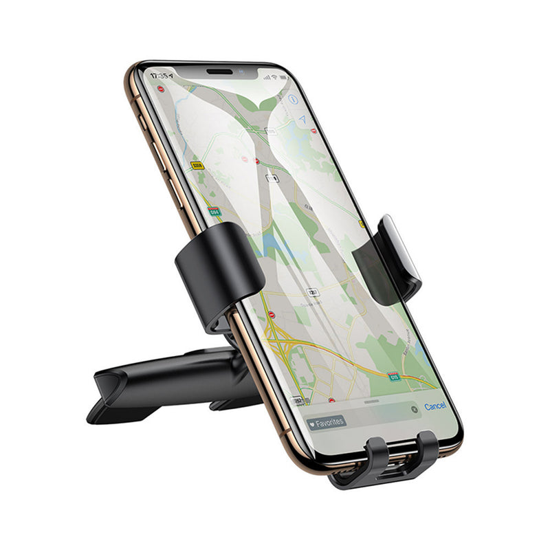 Baseus Metal Gravity Linkage Auto Lock CD Slot Car Mount Holder Stand for Xiaomi Mobile Phone 4.0-6.0