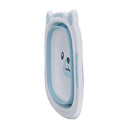 Portable Baby Bathtub Folding Basin Washbasin Collapsible Tourism Children Wash Infant Shower Baby Care Cartoon Bear Green