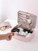 Womens Portable Square Cosmetic Makeup Storage Bag Travel Storage Bag Large Capacity Toiletries Storage Bag