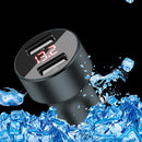 Bakeey 11W Dual USB Port Digital Display Fast Charging USB Car Charger For iPhone 8 Plus 11 Pro Huawei P30 Pro Mate 30 Xiaomi Mi9 9Pro S10+