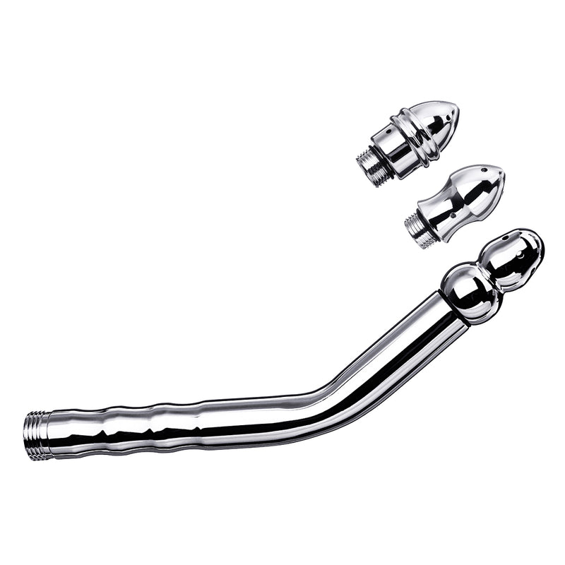 3 Cap Shower Head Nozzle Anal Vaginal Douche Health Cleaner Unisex Colonic Enema