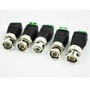 5Pcs Coax CAT5 To CCTV Coaxial Camera BNC Male Video Balun Connector N3C1
