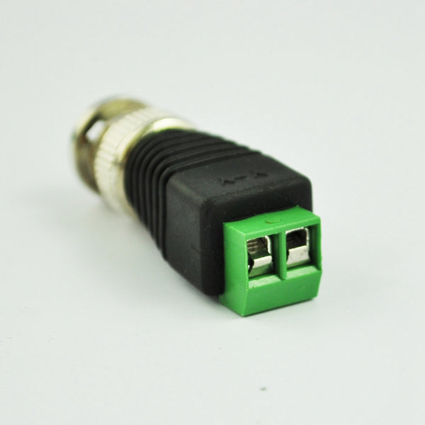 5Pcs Coax CAT5 To CCTV Coaxial Camera BNC Male Video Balun Connector N3C1