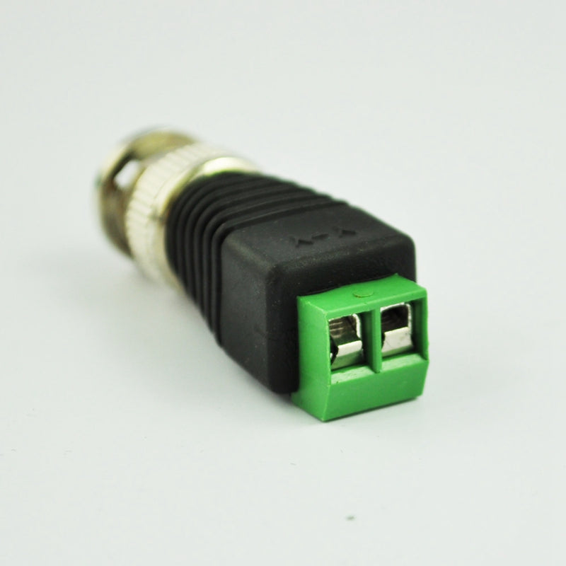 5Pcs Coax CAT5 To CCTV Coaxial Camera BNC Male Video Balun Connector N3C1