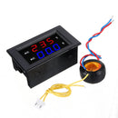 AC100-300V 0-10A Red Blue / Red Red AC Digital Dual LED Display Voltmeter Ammeter Amp Volt Voltage Current Meter Tester