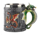 Christmas 3D Novelty Medieval Dragon Mug Faucet Cup Double Wall Stainless Steel Coffee Cups And Mugs