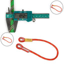 Outdoor Camping Hiking Safety Rope Rock Climbing Mountaineering Sling Loop Rope Life Rope-Orange 60/100/120/150/200cm