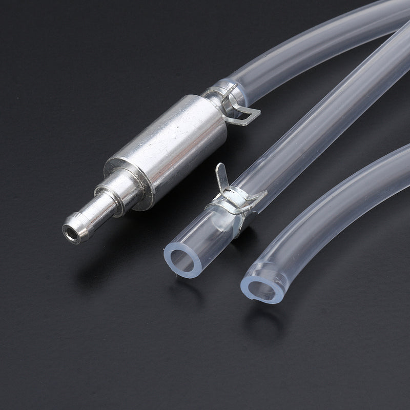 Hydraulic Brake Clutch Bleeder Hose One Way Valve Motorcycle Auto Bleeding Tool Kit