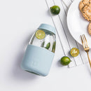 Xiaomi Jordan&judy 260/560ml Porable Water Bottle Tritan Anti-scalding Drinkware  Fruit Tea Cup With Silicone Case