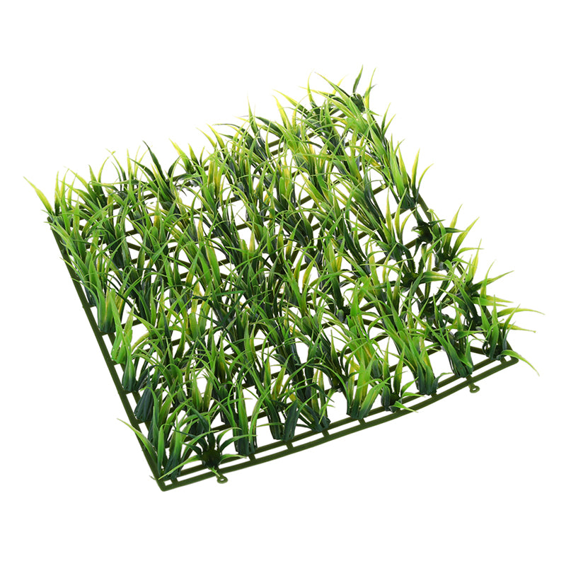 Green Spring Lawn Plastic Grass Rug Mat for Aquarium Fish Tank Decor