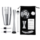 Godmorn 7-Piece Wine and Cocktail Mixing Bar SetBartender Kit with Basic Barware Wine Making Tools