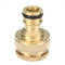 1/2 & 3/4 Inch Brass Faucet Adapter Female Washing Machine Water Tap Hose Quick Connector