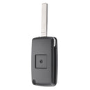 Car 3 Buttons Key FOB Remove Case Shell With Blade For Citroen Berlingo