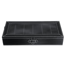 5 Grids Glasses Storage Box +2 Grids Watch Storage Box Display Case PU Leather