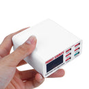 Digital USB Charger 6 Multi Port Fast Charging Station High Speed Desktop Travel