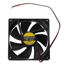 Black Plastic Square 9025 90 x 90 x 25mm DC 12V 0.25A Cooler Fan A9T3