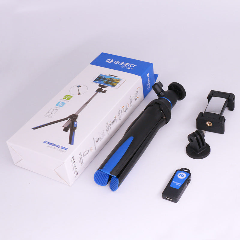 BENRO MK10 3 In 1 Extendable Selfie Stick bluetooth Remote Tripod Monopod Phone Holder