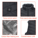 9 Heating Pads USB Electric Heated Vest Jacket Warm Body Warmer Pad Winter Thermal
