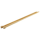 18 Sizes 36cm Bamboo Knitting Needles Single Pointed Sizes 2.0-10.0mm