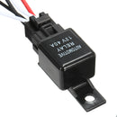 Wiring Harness Kit with Relay On-Off Control Switch 12V 40A 2M for LED DRL Daytime Running Light Bar