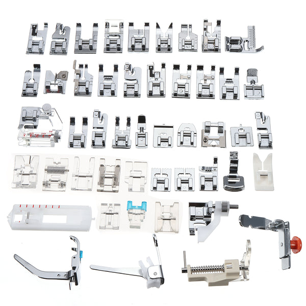 48Pcs Sewing Machine Presser Foot Feet Tool Kit Set Multiple Application