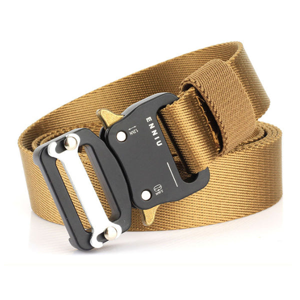 125cm ENNIU TB12 2.5cm Tactical Belt Outdoor Hunting Camping Adjustable Metal Buckle Nylon Waistband