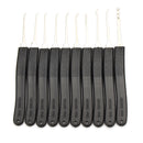 Transparent Inner Visual Padlock Practice Set with 10Pcs Unlocking Lock Pick / Key Lock Pick Tools
