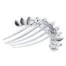 Charm Fashion Lady Girl Flower Pattern Alloy Rhinestone Barrette Hair Clip