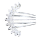 Charm Fashion Lady Girl Flower Pattern Alloy Rhinestone Barrette Hair Clip