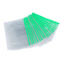 Office Green Clear Size A4 Paper Slider Zip Folders PVC Files Bags 20PCS B7E2
