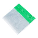 Office Green Clear Size A4 Paper Slider Zip Folders PVC Files Bags 20PCS B7E2