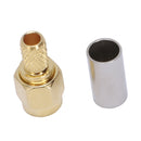 5pcs SMA Male Plug RF Coaxial Connector Crimp for RG58 RG142 RG400 LMR195
