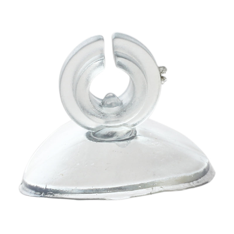 10 x Aquarium Fish Tank Air Line Tubing Holder Suction Cups Clear Plastic I2G1