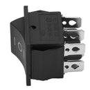 6-Terminals 3 Position ON/OFF/ON DPDT Boat Rocker Switch 16A 250VAC 20A