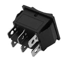 6-Terminals 3 Position ON/OFF/ON DPDT Boat Rocker Switch 16A 250VAC 20A