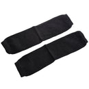 Lady Dark gray Seamless Elastic Thumbhole Wrist Warmer Gloves