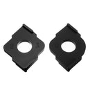 2pcs Black Aluminum Alloy Wood Panel Radius Quick-Jig Router Table Bits Jig Corner Templates Kit Woodworking Tool