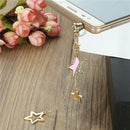 Universal 3.5mm Stars Decoration Dirtproof Plug for Samsung Xiaomi HUAWEI